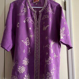 Johnny Was XXL Linen Top